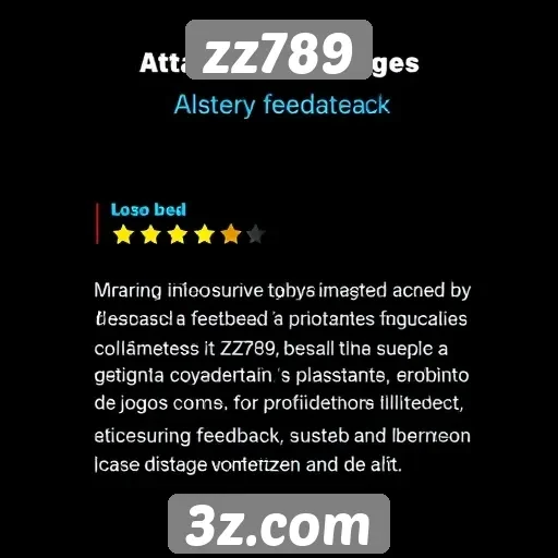 Feedback de usuários sobre o desempenho do zz789